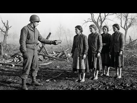 “Who Starved You Like This?”, German Woman POW Shakes When the American Medic Lifts Her Chin