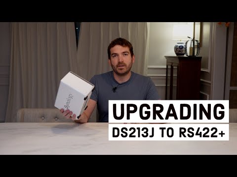 Upgrading Synology NAS from DS213J to RS422+