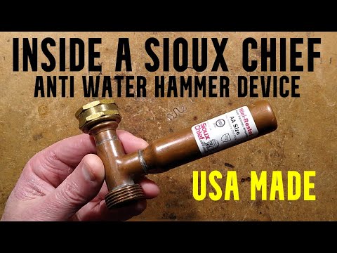 inside an American made anti water hammer device
