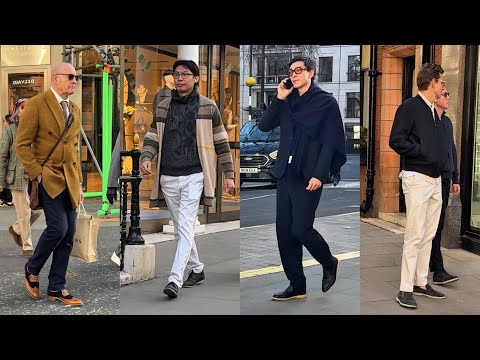 Men's street fashion. March 2025. Presentable appearance of a man.