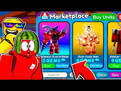 Toilet Tower Defense SHOP CHALLENGE