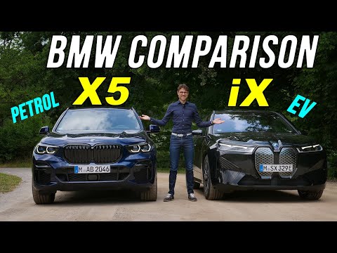 BMW iX vs BMW X5 M50i car comparison REVIEW - EV or petrol, what’s better?