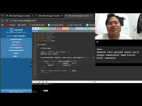 Tugas C++ String Tutorial Video 