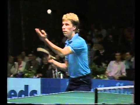 Waldner v Li Gun Sang (Chopper) Part 1 1987 Euroasian Semi finals