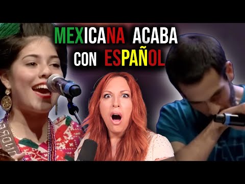 MEXICANA VENCE A UN ESPAÑOL EN BATALLA MUSICAL LLENA DE INGENIO | Vocal Coach Reaction & analysis