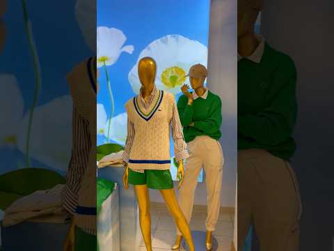NEW💚SPRING OUTFIT 2025 #lacoste #trending #shoppingvlog #youtubeshorts #ootd #fashion #style #vlog