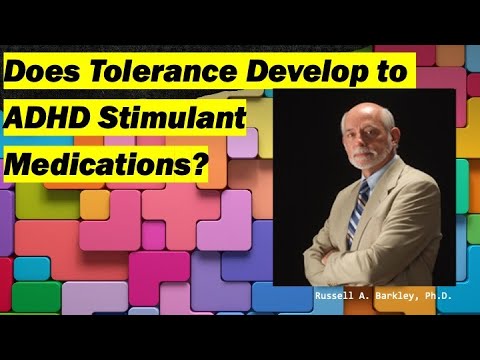 Does Tolerance Develop to ADHD Stimulant Medications