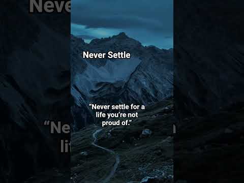 Never Settle #motivation #mindset #mindsetmatters #mindsetshift #english #mindblowingfacts