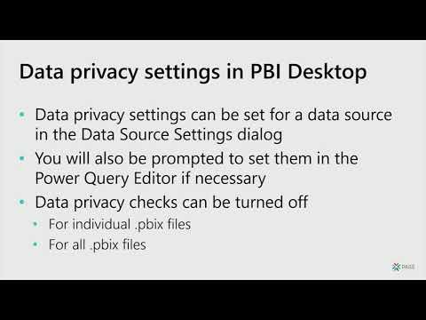 Power BI Data Privacy Settings Deep Dive - Chris Webb
