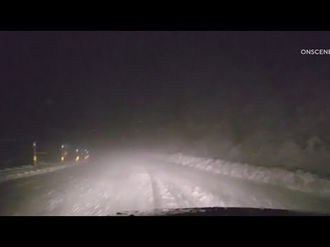 Cold winter storm moves into Southern California