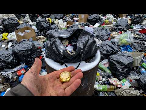 FOUND A BAG OF GOLD IN THE TRASH! 😱 Who threw this away?