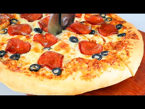 这个方法简单快速不揉面！10分钟轻松做披萨，好吃还便宜❗ 10 Minutes PIZZA for the whole family. Cheap & DELICIOUS! Easy & Quick