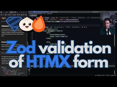 Adding Zod validation for HTMX form in Hono application