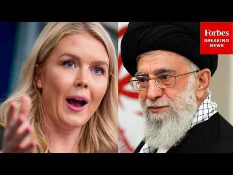 JUST IN: Leavitt Warns Iran: Trump Willing 'Lethal Force Of The United States Military If Necessary'