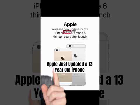 Apple Just Updated a 13 Year Old iPhone