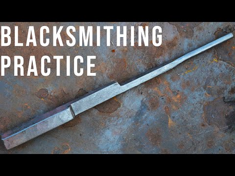 BLACKSMITHING - PRACTICE THIS EVERYDAY for cleaner forging