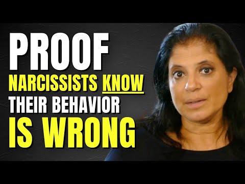 Proof narcissists KNOW their behavior is unacceptable