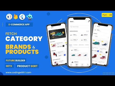 Fetch Category-Specific Brands and their Products Using Future Builder | Flutter Firebase