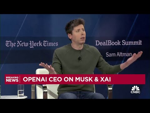 OpenAI's Sam Altman: Musk's xAI is a serious competitor