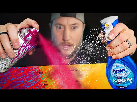 INSANE Spray Paint and Soap Trick