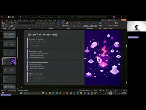 SmartMed Scheduler V&V Report Presentation recording by Ravi