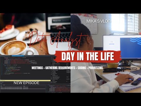 A Realistic Day in the Life of a Data Analyst | Meetings, Requirements, Coding, & Dog Walks