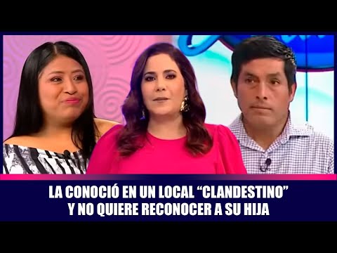 La conoció en un local “clandestino” y no quiere reconocer a su hija | Andrea