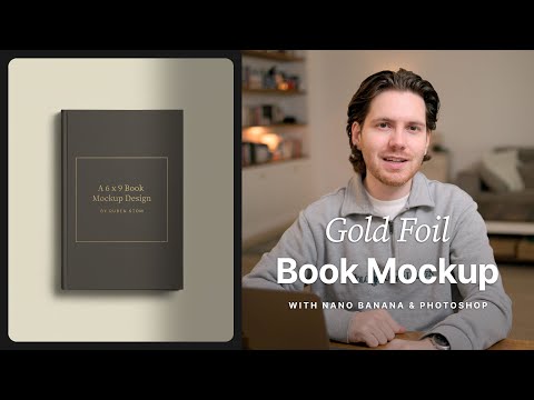 Creating a Unique Book Mockup That Sells, Using Photoshop and AI