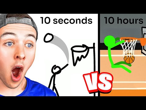 Reacting to a 10 SECOND vs 10 HOUR Animation!