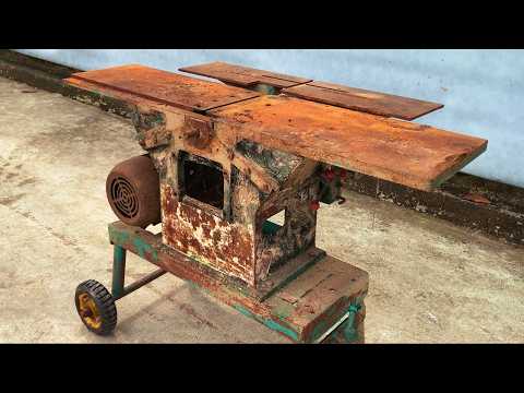 Restoration Old Rusty Classic Combined Woodworking Machine 3in1 | ASRM Restoration