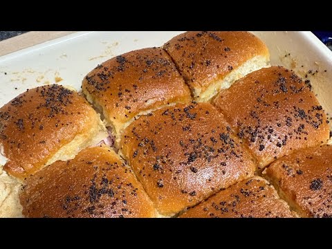 Gooey Swiss and Ham Sliders are Perfect!