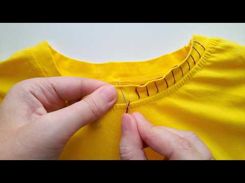 🔥Easy Sewing Trick: Downsize Your Neckline in Minutes
