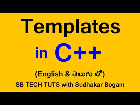 Introduction to Templates | Templates or Generics in C++ | What is Template | C++ Programming