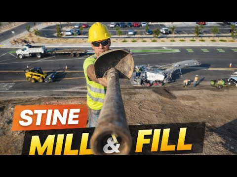 Stine Mill and Fill Remove and Replace asphalt