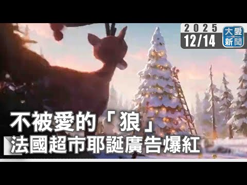 不被愛的「狼」  法國超市耶誕廣告爆紅｜#大愛新聞 #國際新聞 #法國