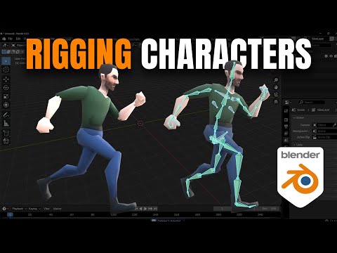 Easy Rigging Using RIGIFY in Blender