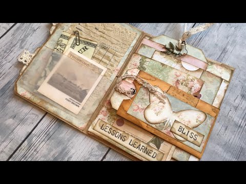 Junk Journaling Paper Bag Pocket Folio Idea, Beginner Junk Journaling Tutorial