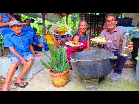 NOS ATRAPÓ la LLUVIA en un HERMOSO CAMPO de RD MIREN que CALDERO  de SANCOCHO tan GRANDE🍛