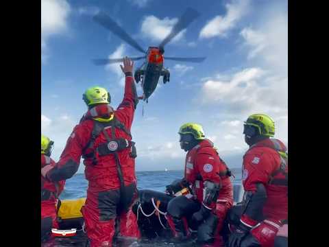 Winch-Ex: Seenotretter trainieren mit Marinefliegern