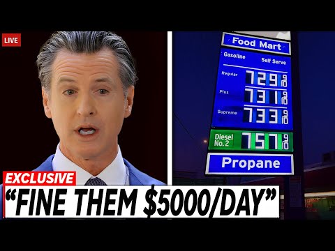 Governor Of California PANICS After Hundreds Of Gas Stations Are Shutting Down?!