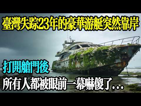 台灣失蹤23年的豪華遊艇突然靠岸，打開艙門後，所有人都被眼前一幕嚇傻了！
