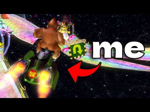 Learning Mario Kart Wii's most iconic Ultra Shortcut: Rainbow Road