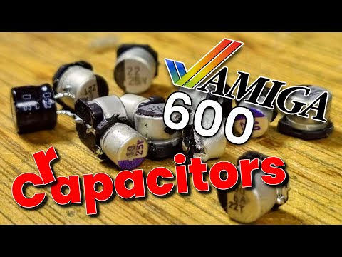 Amiga 600 Capacitor Replacement plus Bonus Mistakes!