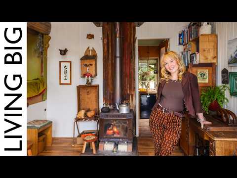 She Lives Alone in a Remote Wilderness Cabin