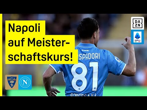 Lecce - SSC Napoli | Serie A | DAZN Highlights