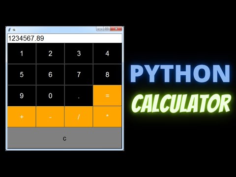 Python Calculator Using Tkinter With Source Code