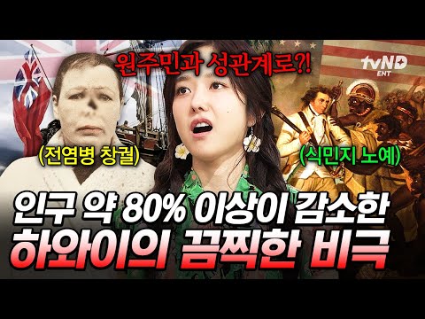 [#벌거벗은세계사] 평화로웠던 하와이에 비극을 안겨준 영국💢 서구 열강에 의해 전염병과 전쟁까지 치르게 된 하와이 원주민들❗