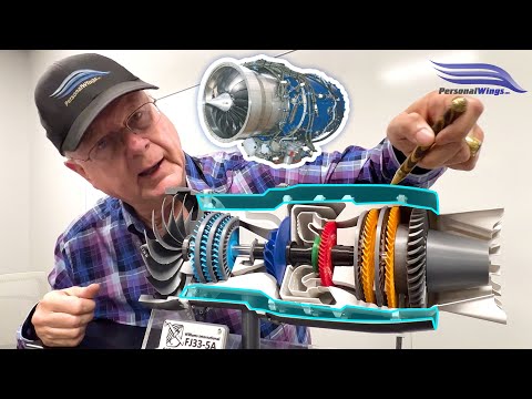 How Jet Engines Work — Cirrus Vision Jet Engine | Williams International FJ33-5A Fanjet Engine