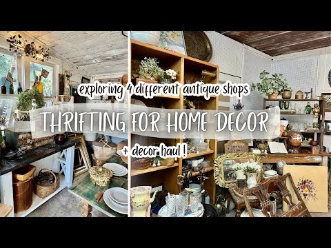 THRIFTING FOR HOME DECOR + HUGE DECOR HAUL | Tauna Megan