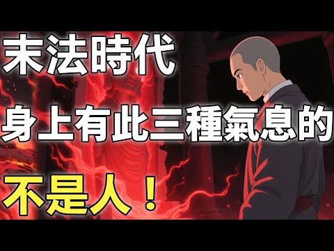為何末法時代鬼比人多？菩薩：你身邊的人若有此3種“氣息”,切記，它們不是人類!【輪回|因果|佛學】